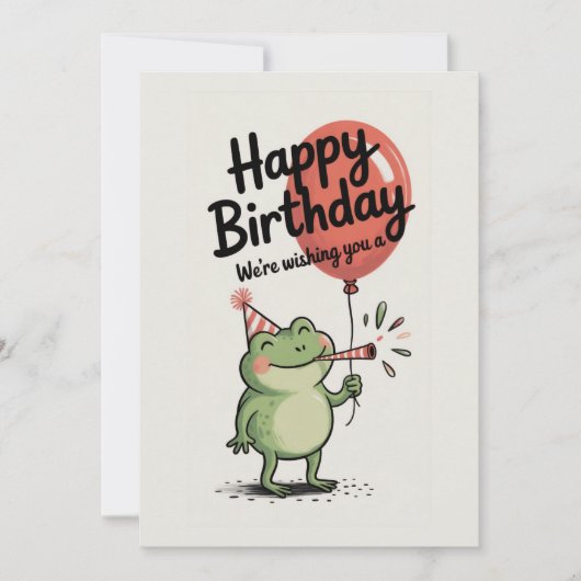 Gelukkige Verjaardag Kikker Feest (Voorkant)