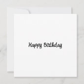 Gelukkige verjaardag kitten zitten in een pot met  kaart (Achterkant)