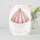 Gelukkige verjaardag klein prinsessenkasteel kaart (Staand voorkant)