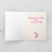 Gelukkige verjaardag kleindochter Veel liefde Kaart (Binnen)