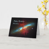 Gelukkige Verjaardag Kleinzoon - Een Starburst Ver Kaart (Gele Bloem)