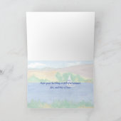 Gelukkige Verjaardag kleinzoon Sailing Mountain La Kaart (Binnen)