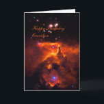 Gelukkige Verjaardag Kleinzoon - Star Cluster Verj Kaart<br><div class="desc">Sterrenstelsels, Sterren en Nevels serie: De sterrenhoop Pismis 24 ligt in de kern van de grote emissienevel NGC 6357 die zich één graad uitstrekt aan de hemel in de richting van het sterrenbeeld Schorpioen. Een deel van de nevel wordt geïoniseerd door de jongste (blauwste) zware sterren in Pismis 24. De...</div>