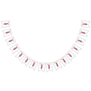 Gelukkige Verjaardag Kleur Remix Bunting Banner