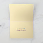 Gelukkige Verjaardag Kleurrijke Harten Modern Plez Kaart (Binnen)