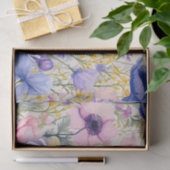 Gelukkige Verjaardag Kleurrijke Poppy Bloemen Tissuepapier (Geschenk)