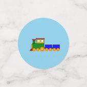 Gelukkige verjaardag Kleurrijke Train-thema jongen Confetti (Kleine voorkant)