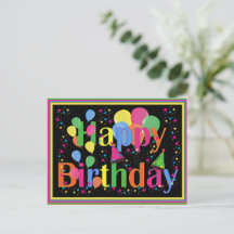 Gelukkige verjaardag kleurrijke viering