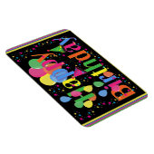 Gelukkige verjaardag kleurrijke viering magneet (Rechterzijde)