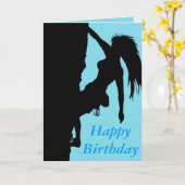 Gelukkige Verjaardag klimmer kaart (Gele Bloem)