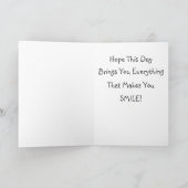 Gelukkige verjaardag knappe geit kaart (Binnen)