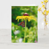 Gelukkige Verjaardag: Koel verblijf Kaart (Gele Bloem)