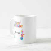 Gelukkige verjaardag koffiemok (Voorkant links)