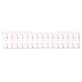 Gelukkige verjaardag korte tafelloper (Horizontaal)