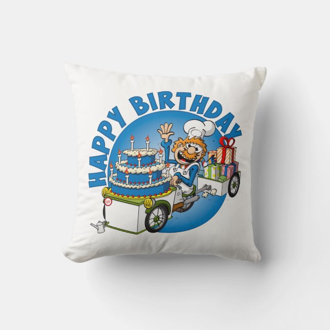 Gelukkige verjaardag kussen (Voorkant)