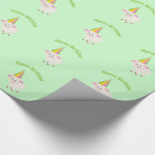 Gelukkige verjaardag Lamb Cadeaupapier (Hoek)