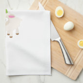 Gelukkige verjaardag Lamb Theedoek (Quarter Fold)