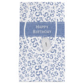 Gelukkige Verjaardag Leeftijd 55 Nummer Patroon, B Klein Cadeauzakje (Voorkant)