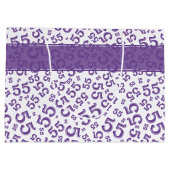 Gelukkige Verjaardag Leeftijd 55 Nummer Patroon Pa Groot Cadeauzakje (Achterkant)