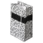 Gelukkige Verjaardag Leeftijd 55 Nummer Patroon Zw Klein Cadeauzakje (Achterkant Gekanteld)