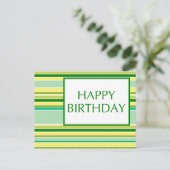 gelukkige verjaardag (lemonLime) Briefkaart (Staand voorkant)