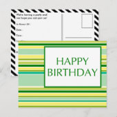 gelukkige verjaardag (lemonLime) Briefkaart (Voorkant / Achterkant)