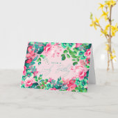 Gelukkige Verjaardag Lente Zomer Tuin Bloemen Blus Kaart (Gele Bloem)