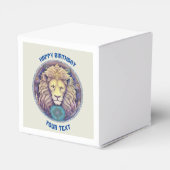 GELUKKIGE VERJAARDAG LEO ZODIAC TEKEN BEDANKDOOSJES (Achterkant)