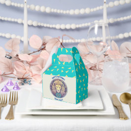 GELUKKIGE VERJAARDAG LEO ZODIAC TEKEN BEDANKDOOSJES