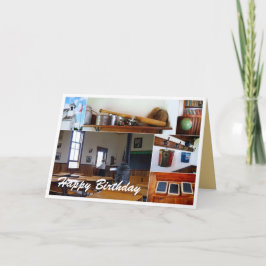 Gelukkige Verjaardag, Leraar,  Schoolhuis Kaart