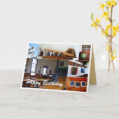 Gelukkige Verjaardag, Leraar, Schoolhuis Kaart (Gele Bloem)