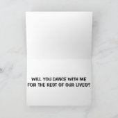 GELUKKIGE VERJAARDAG "LET'S DANCE" OP JE VERJAARDA KAART (Binnen)