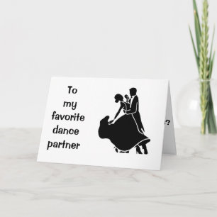 GELUKKIGE VERJAARDAG "LET'S DANCE" OP JE VERJAARDA KAART