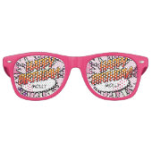 GELUKKIGE VERJAARDAG Leuk Retro Stripboek Retro Zonnebril (Voorkant)