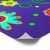 Gelukkige Verjaardag Leuke School Floral Leuke Ins Poster (Hoek)