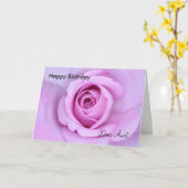 Gelukkige verjaardag lieve tante kaart (Gele Bloem)