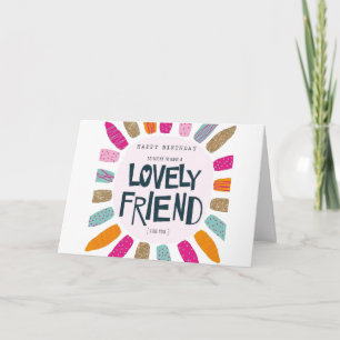 ** GELUKKIGE VERJAARDAG LIEVE VRIEND ** KAART