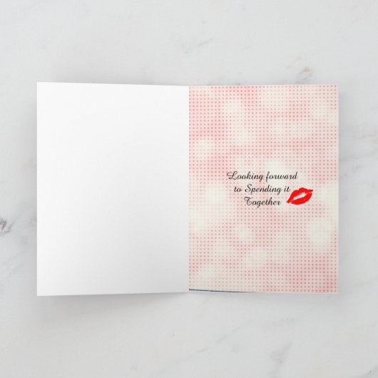 Gelukkige Verjaardag lieverd, Retro Lady Pinup Kaart (Binnen)