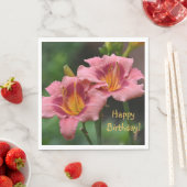 Gelukkige Verjaardag Lily Servet (Insitu)