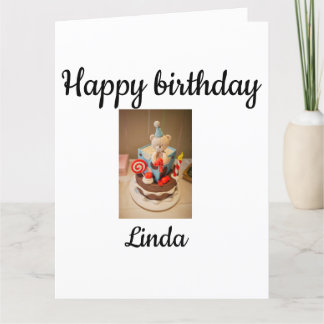 Gelukkige verjaardag Linda Kaart