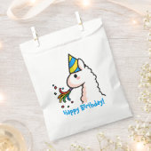 Gelukkige Verjaardag Llama Favor Tassen Bedankzakje (Geknipt)