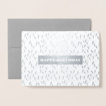 Gelukkige verjaardag. Luxe echte Folie | Waterverf