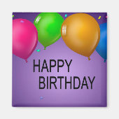 gelukkige verjaardag magneet (Voorkant)