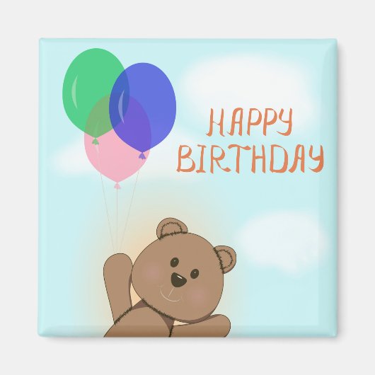 Gelukkige verjaardag magneet (Voorkant)