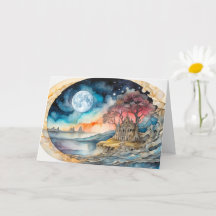 Gelukkige verjaardag | Majestueus maanlicht na mid