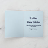 Gelukkige Verjaardag makelaar makelaar Realty Fun Kaart (Binnen)