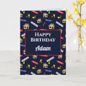 Gelukkige Verjaardag makelaar makelaar Realty Fun Kaart (Gele Bloem)