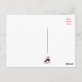 Gelukkige Verjaardag Maltese Puppy Dog Post Kaart (Achterkant)