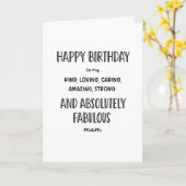 Gelukkige verjaardag MAM! ...grappig Kaart (Gele Bloem)