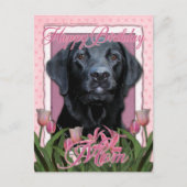 Gelukkige Verjaardag Mam - Labrador - Zwart - Gage Briefkaart (Voorkant)